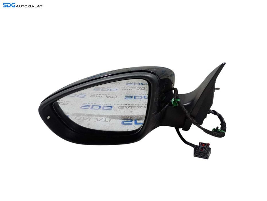 Oglinda Stanga EUROPA Electrica Fara Pliere Rabatare Culoare LC9X Negru Volkswagen Passat CC 2008 - 2012 Cod 3C8857933A [LC0778]