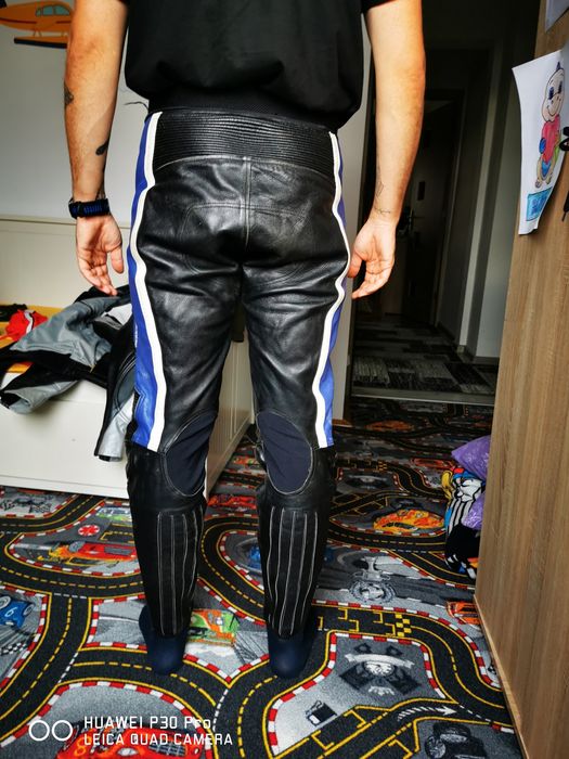 Pantaloni moto piele