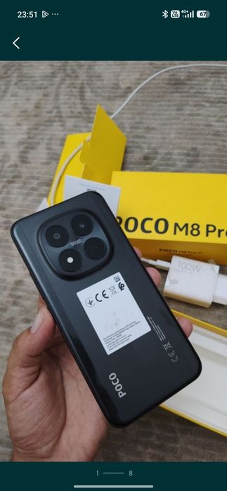 Poco M8 Pro 5G Snapdragon 7s gen-4 в полном комплекте!