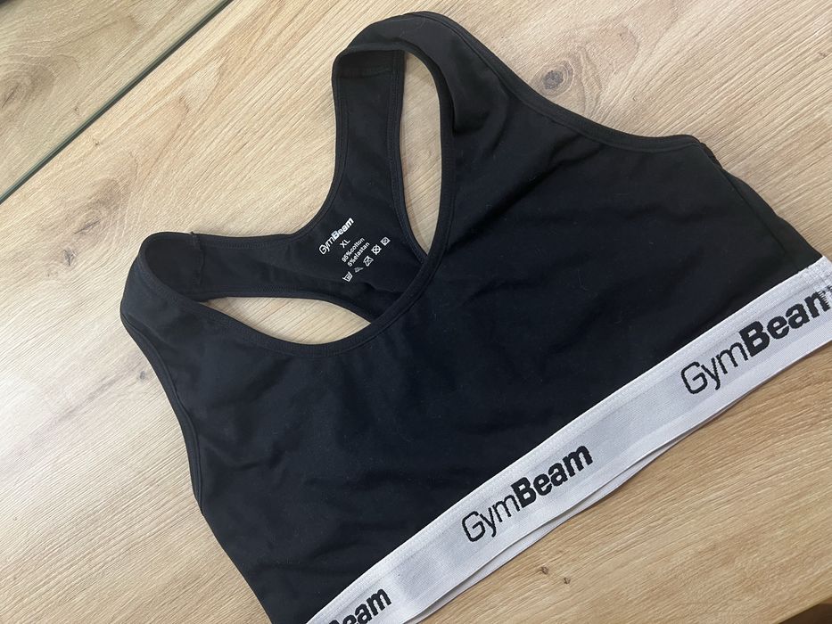 Спортно бюстие Bralette Black - GymBeam