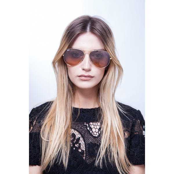 Ochelari de soare unisex Aviator Large Metal Ray-Ban RB3025 001/3E  58