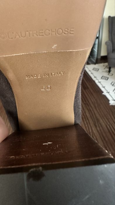 Ботильоны замша (Италия)