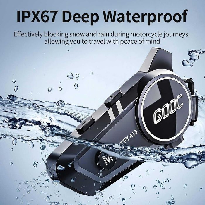 Нов интерком за каска YYTFY Мотоциклетни Bluetooth слушалки ...