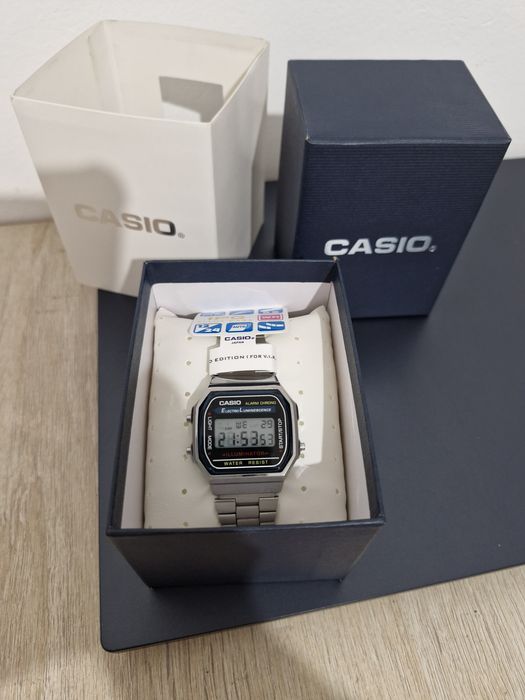 Оригинальные часы CASIO A168WA-1WSDF