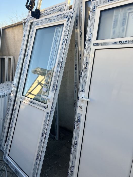 Врати за баня алуминиеви ПВЦ по размер на клиента ЕКСПРЕСНО 2-5дни