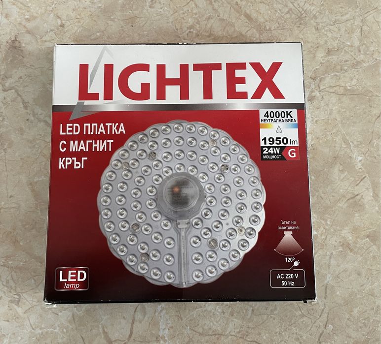LED платка с магнит кръг 170mm