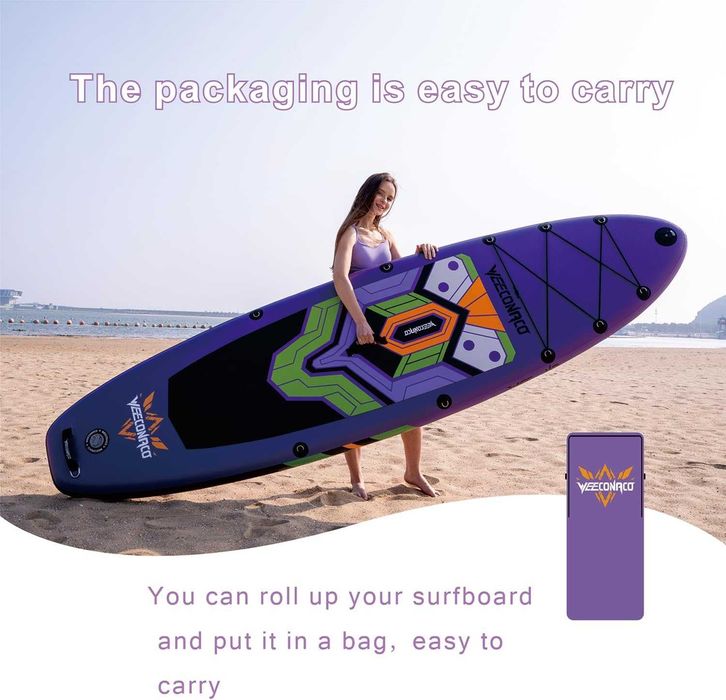 Падълборд голям размер, страхотен цвят