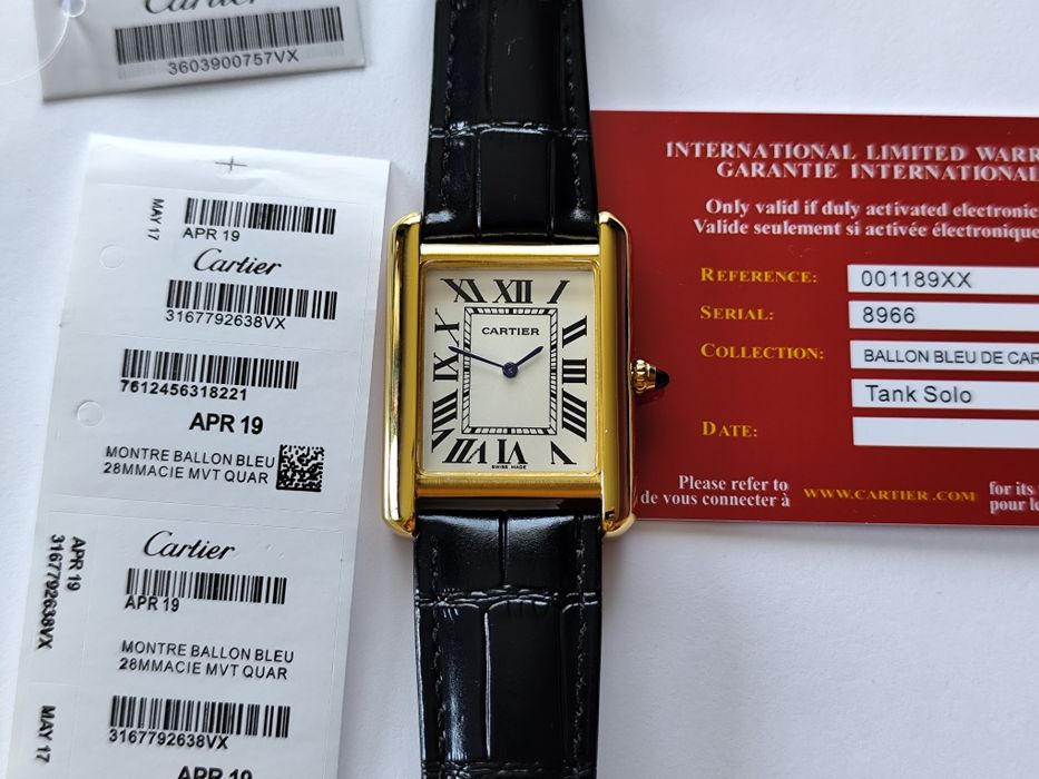 ceas Cartier sigilat