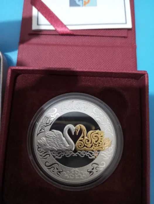 Монета " Акку", Лебедь.