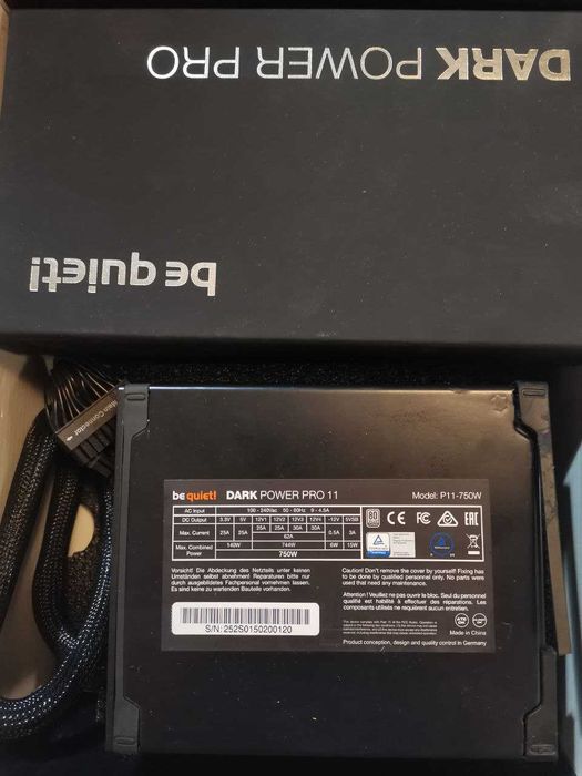 Захранване be quiet! Dark Power Pro 11 – 750W, 80+ Platinum