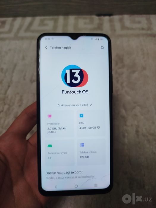 Vivo y 33s sotiladi