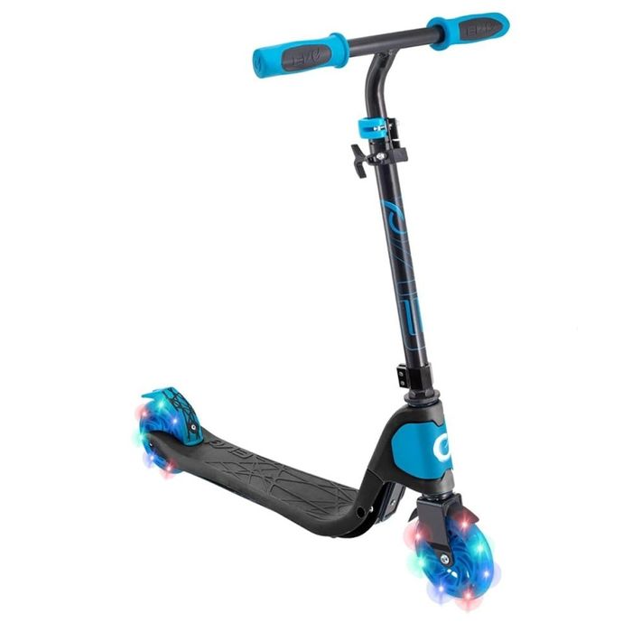 Trotineta cu 2 roti, lumini, pliabila, Evo, Light Speed, Albastru