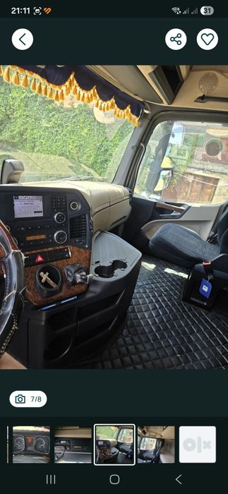 Vând Mercedes actros mp4 1845 Transcontainer Kogel 2010