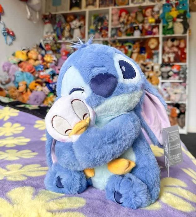 Плюшен Стич с пате, Сладък плюшен Стич с патенце 25-65см