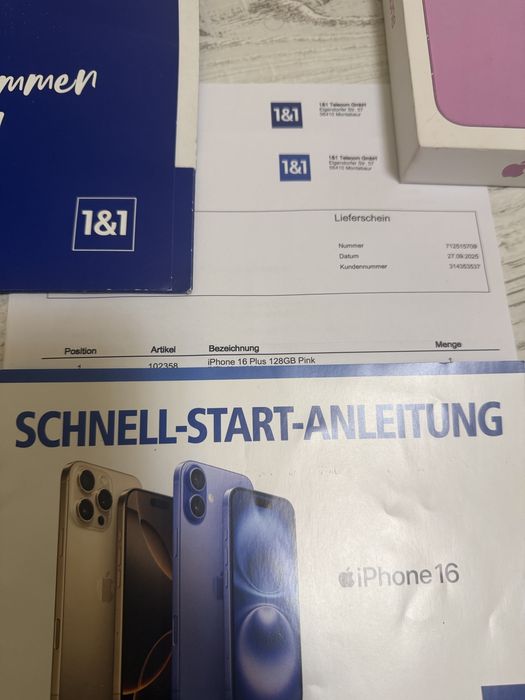 ^НОВ Iphone 16 Plus 128GB Pink ГАРАНЦИЯ