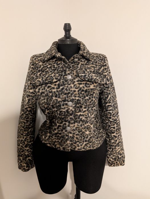 Jachetă animal print – statement, elegantă,Mărimea S-M