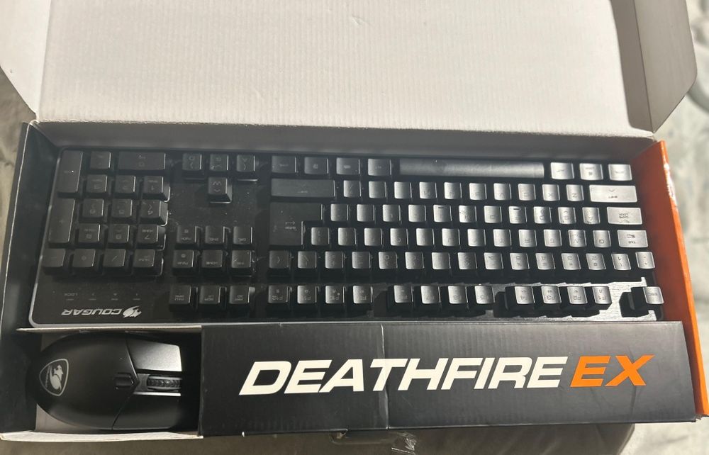 Геймърски комплект Cougar Deathfire EX – Клавиатура + Мишка (RGB)