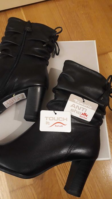 Botine Tamaris 36- 36,5 piele naturala