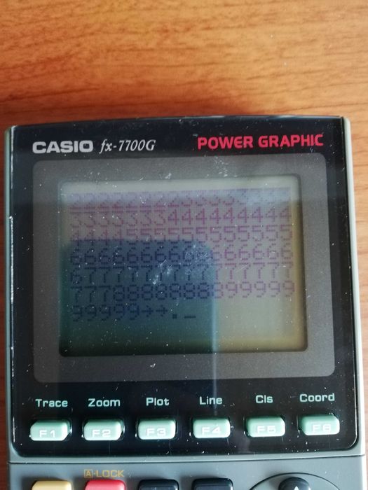 Casio FX-7700G графичен калкулатор