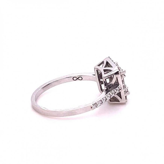 Златен дамски пръстен с диаманти ZEN 0,71Ct. чистота:VS размер:53