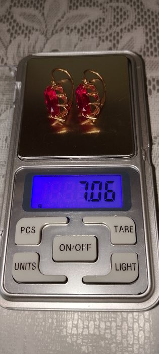 Серьги золотые 583проба
