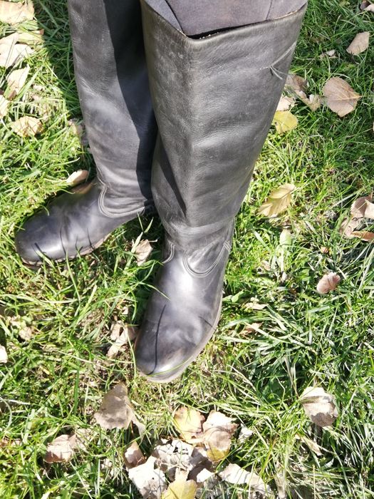 Хромовые, офицерский сапоги