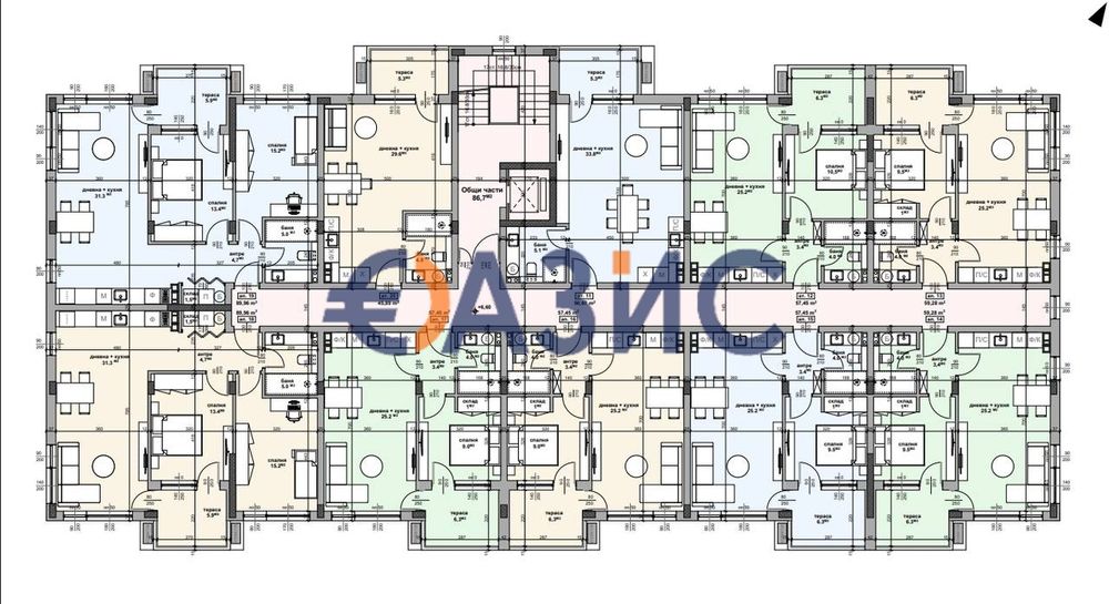 Продава се Едностаен апартамент в с. Равда, Област Бургас - 57 кв.м за 594 €/кв.м - Снимка #11
