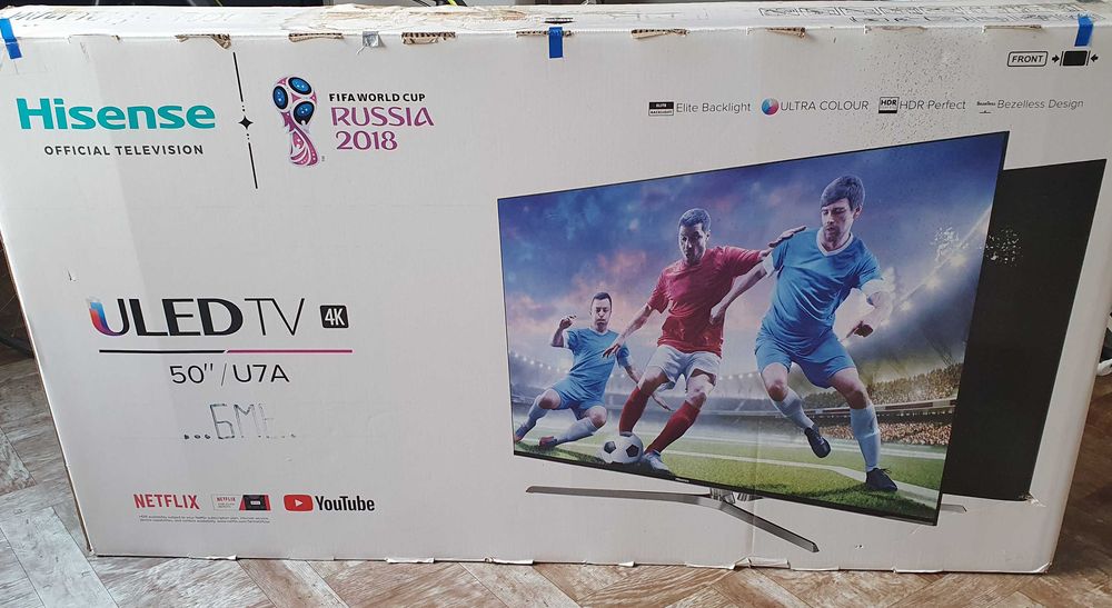 Телевизор Hisense H50U7A (нужен ремонт)