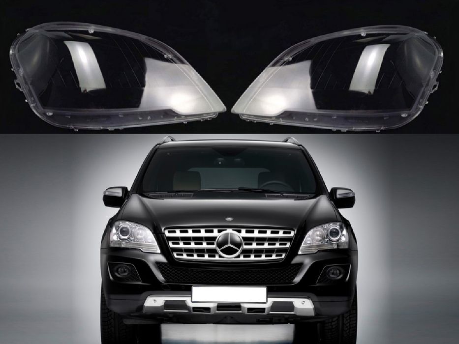 Стъкла за фарове на Mercedes ML W164 Facelift