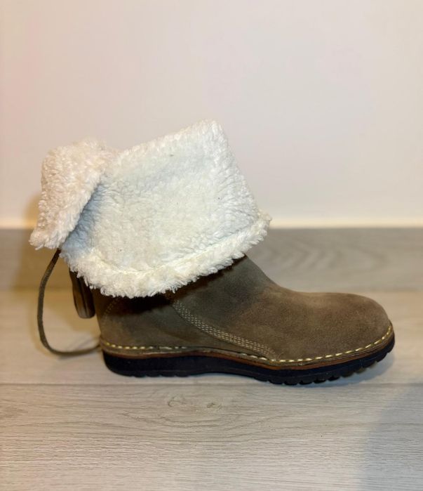 Cizme damă Lumberjack, mărimea 36, cu blăniță