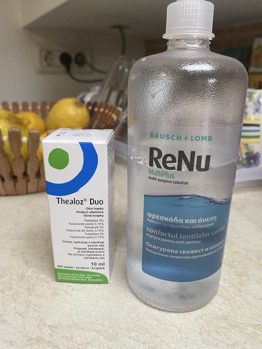 Solutie lentile si lacrimi artificiale