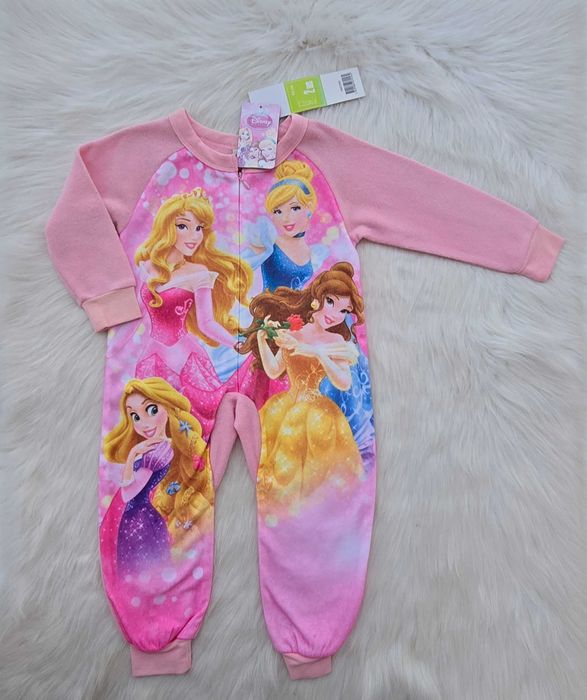Детска пижама гащеризон Принцеси 18-24 месеца - НОВА