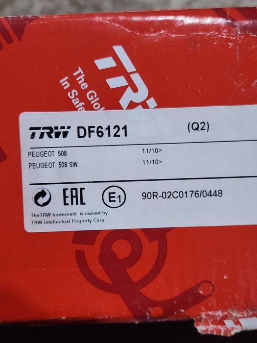 Discuri fata TRW Peugeot/Citeorn 1.6hdi