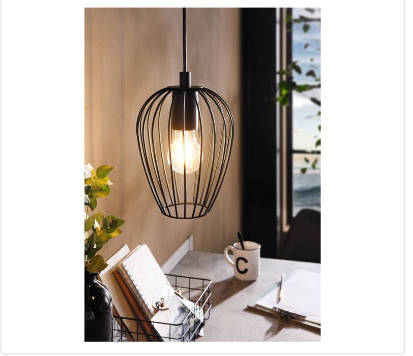 Candelabru / plafoniera / Lustra Newton negru