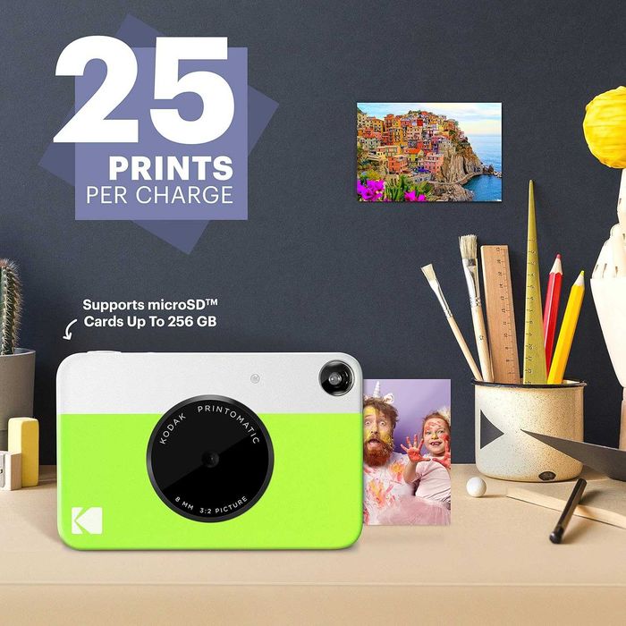 Camera Foto Instant Kodak Printomatic, verde,sigilat