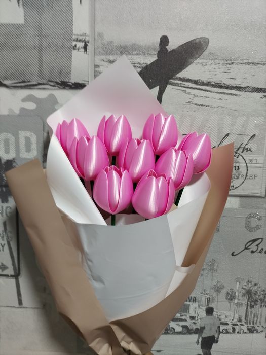 Букеты тюльпанов к 8 марта