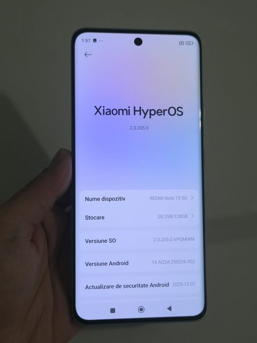 Vand/schimb Redmi Note 15 5G 128gb