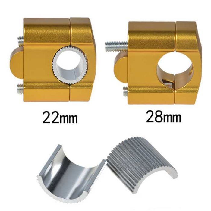 Inaltatoare ghidon de la 22 la 22/28mm adaptor moto suporti inaltator