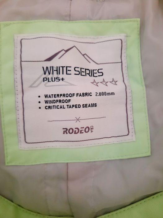 Pantaloni ski Rodeo White Series , mărimea XL