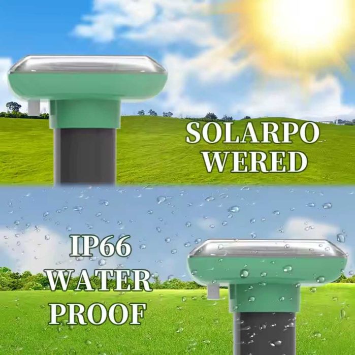 Отпугиватель крыс, змей, сусликов, мышей, кротов, на солнечной батарее