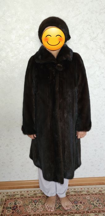 Шуба норковая с беретом