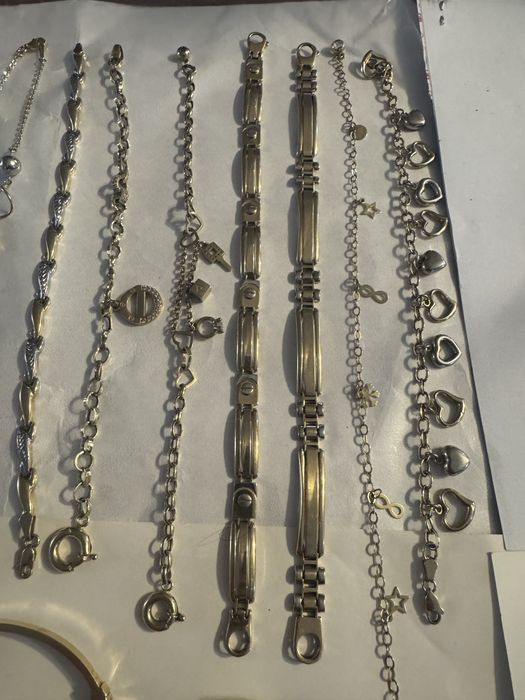 Bijuterii din aur de 14ka lanturi brarari inele