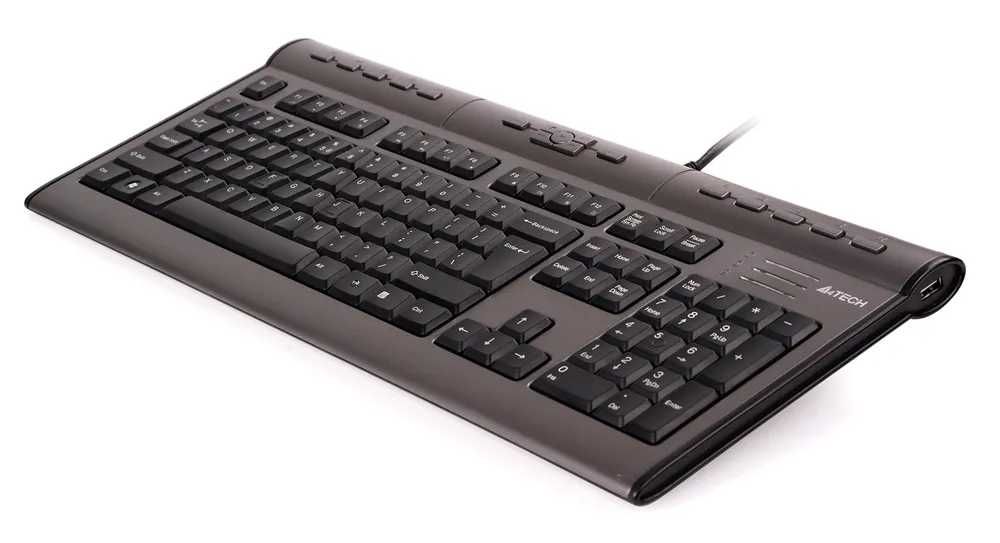 Продаётся клавиатура A4TECH KLS-7MU серебристый USB slim Multimedia