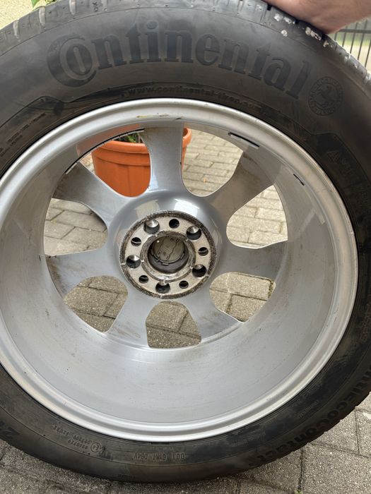 Set Jante Aliaj Originale Audi 17" + Anvelope Continental 215/60 R17