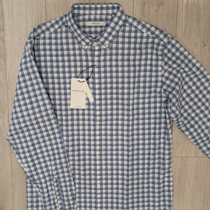 Мъжка риза каре Jack & Jones Premium Slim Fit, размер - L.