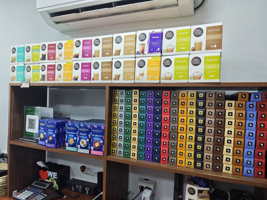 Кофе в капсулах Nespresso и Dolce Gusto Nescafé.