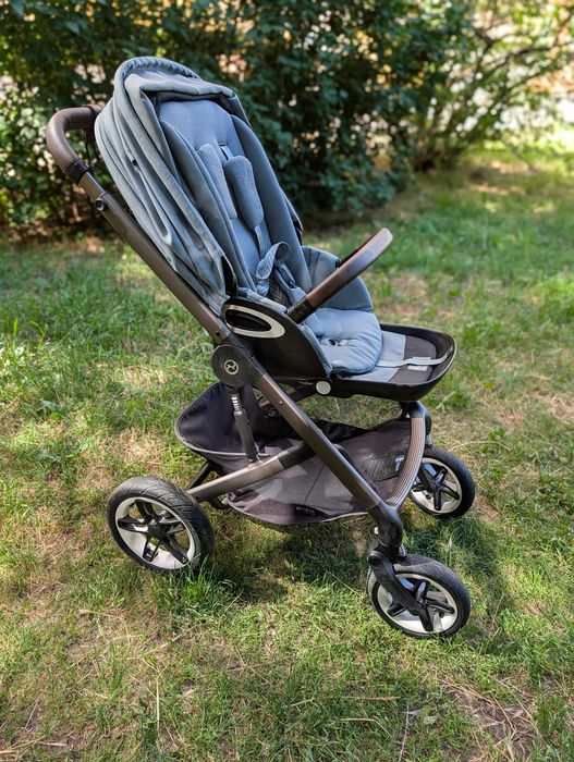 Cybex Talos S Lux TPE заедно с Cot S lux - Бебешка количка плюс опция кошница Cybex ATON M + база Base M