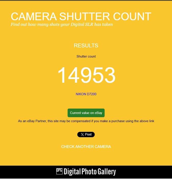 Nikon D7200 + 2 obiective - 15.000 Cadre