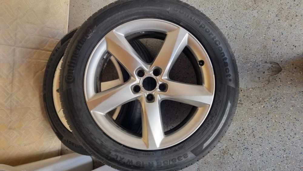 Jante 19  Originale Audi cu anvelope de vara Continental