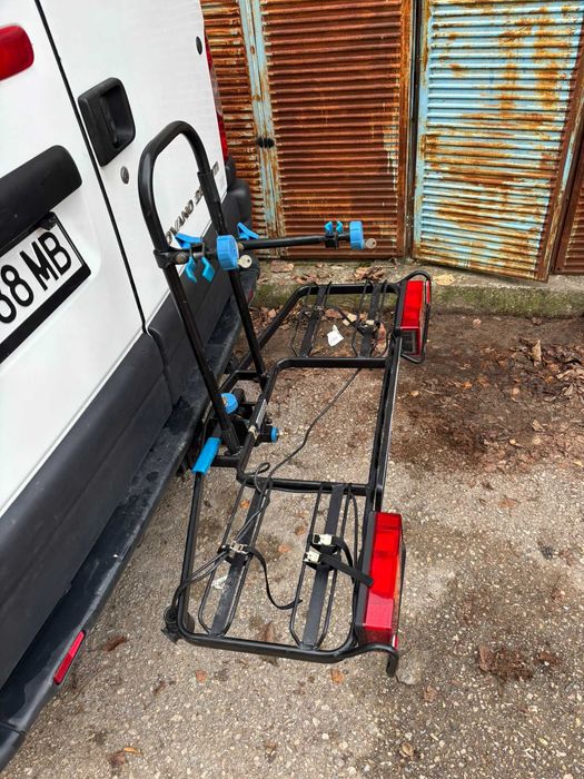 Вело багажник за 2 велосипеда за теглича